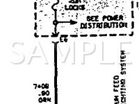 1994 Saturn SL Series  1.9 L4 GAS Wiring Diagram
