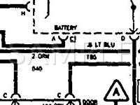 1995 Chevrolet Tahoe  5.7 V8 GAS Wiring Diagram