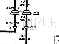 1995 Chevrolet P30 VAN  5.7 V8 GAS Wiring Diagram