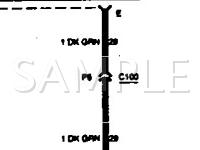 1995 GMC P35/P3500 VAN  6.5 V8 DIESEL Wiring Diagram