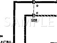 1995 GMC P35/P3500 VAN  7.4 V8 GAS Wiring Diagram