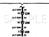 1995 Chevrolet Monte Carlo Z34 3.4 V6 GAS Wiring Diagram