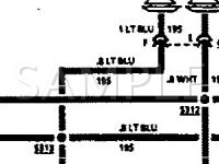 1995 Chevrolet Monte Carlo LS 3.1 V6 GAS Wiring Diagram