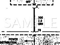 1995 Saturn SL Series  1.9 L4 GAS Wiring Diagram