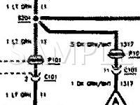 1995 Oldsmobile Achieva S 2.3 L4 GAS Wiring Diagram