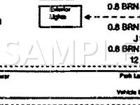 1996 Oldsmobile Bravada  4.3 V6 GAS Wiring Diagram