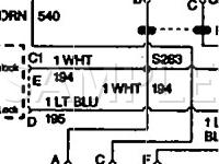 1996 Chevrolet S10 Pickup  2.2 L4 GAS Wiring Diagram