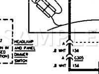 1996 GMC C2500 Suburban  6.5 V8 DIESEL Wiring Diagram