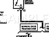 1996 Chevrolet Corvette  5.7 V8 GAS Wiring Diagram