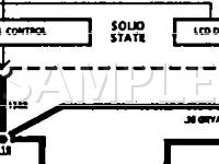 1996 Chevrolet Corvette  5.7 V8 GAS Wiring Diagram