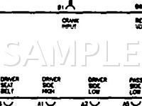 1996 Cadillac Eldorado Touring 4.6 V8 GAS Wiring Diagram