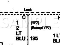 1996 Chevrolet G10 VAN Express 5.7 V8 GAS Wiring Diagram