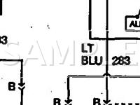 1996 GMC G15/G1500 VAN Savana 5.0 V8 GAS Wiring Diagram