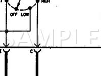 1996 Chevrolet P30 VAN  5.7 V8 GAS Wiring Diagram