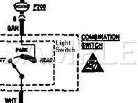 1996 GEO Metro LSI 1.3 L4 GAS Wiring Diagram