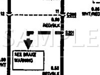 1996 GEO Metro LSI 1.3 L4 GAS Wiring Diagram