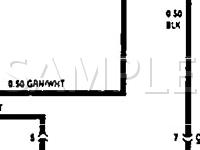 1996 GEO Metro LSI 1.0 L3 GAS Wiring Diagram