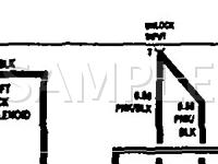 1996 GEO Metro LSI 1.0 L3 GAS Wiring Diagram