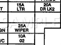 1996 Oldsmobile Achieva SC 3.1 V6 GAS Wiring Diagram