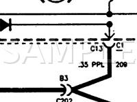 1997 Oldsmobile Regency  3.8 V6 GAS Wiring Diagram