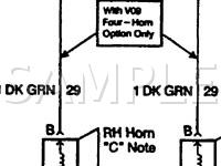 1997 Buick Park Avenue  3.8 V6 GAS Wiring Diagram
