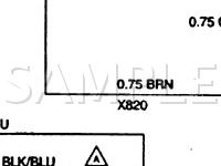 1997 Cadillac Catera  3.0 V6 GAS Wiring Diagram