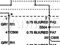 1997 Cadillac Catera  3.0 V6 GAS Wiring Diagram