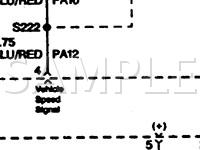 1997 Cadillac Catera  3.0 V6 GAS Wiring Diagram