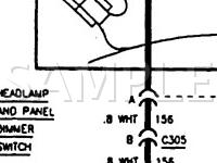 1997 GMC K1500 Suburban  5.7 V8 GAS Wiring Diagram
