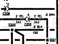 1997 Chevrolet Tahoe  5.7 V8 GAS Wiring Diagram