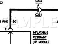 1997 Chevrolet C3500 Pickup  6.5 V8 DIESEL Wiring Diagram