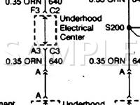 1997 Chevrolet Corvette  5.7 V8 GAS Wiring Diagram
