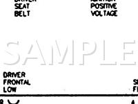 1997 Cadillac Eldorado Touring 4.6 V8 GAS Wiring Diagram