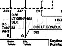 1997 GMC G25/G2500 VAN Savana 5.7 V8 GAS Wiring Diagram