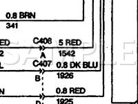 1997 GMC G15/G1500 VAN Savana 5.7 V8 GAS Wiring Diagram