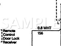 1997 GMC G15/G1500 VAN Savana 5.7 V8 GAS Wiring Diagram