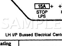 1997 Chevrolet Malibu LS 3.1 V6 GAS Wiring Diagram