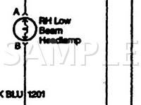 1997 Chevrolet Malibu  3.1 V6 GAS Wiring Diagram