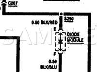 1997 GEO Metro  1.0 L3 GAS Wiring Diagram