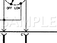 1997 GMC P35/P3500 VAN  6.5 V8 DIESEL Wiring Diagram