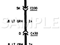 1997 Chevrolet Monte Carlo LS 3.1 V6 GAS Wiring Diagram