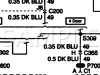 1997 Pontiac Grand Prix GT 3.8 V6 GAS Wiring Diagram
