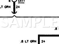 1997 Oldsmobile Achieva SL 2.4 L4 GAS Wiring Diagram