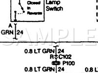 1997 Oldsmobile Bravada  4.3 V6 GAS Wiring Diagram