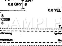 1997 Oldsmobile Bravada  4.3 V6 GAS Wiring Diagram