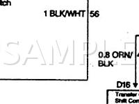 1997 Oldsmobile Bravada  4.3 V6 GAS Wiring Diagram