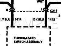 1998 Chevrolet Camaro  3.8 V6 GAS Wiring Diagram