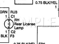 1998 Cadillac Catera  3.0 V6 GAS Wiring Diagram