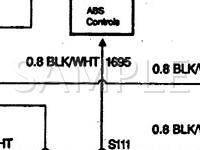 1998 GMC K2500 Pickup  6.5 V8 DIESEL Wiring Diagram