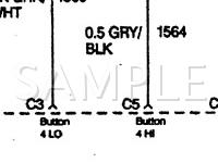 1998 GMC Yukon  5.7 V8 GAS Wiring Diagram